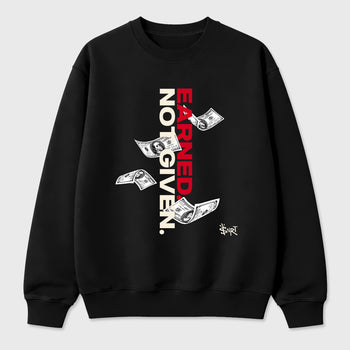 Sneaker match tees – Sneaker Tees To Match Air Jordan 1 Flight Club Shoes – Earned Not Given Tee Black 2
