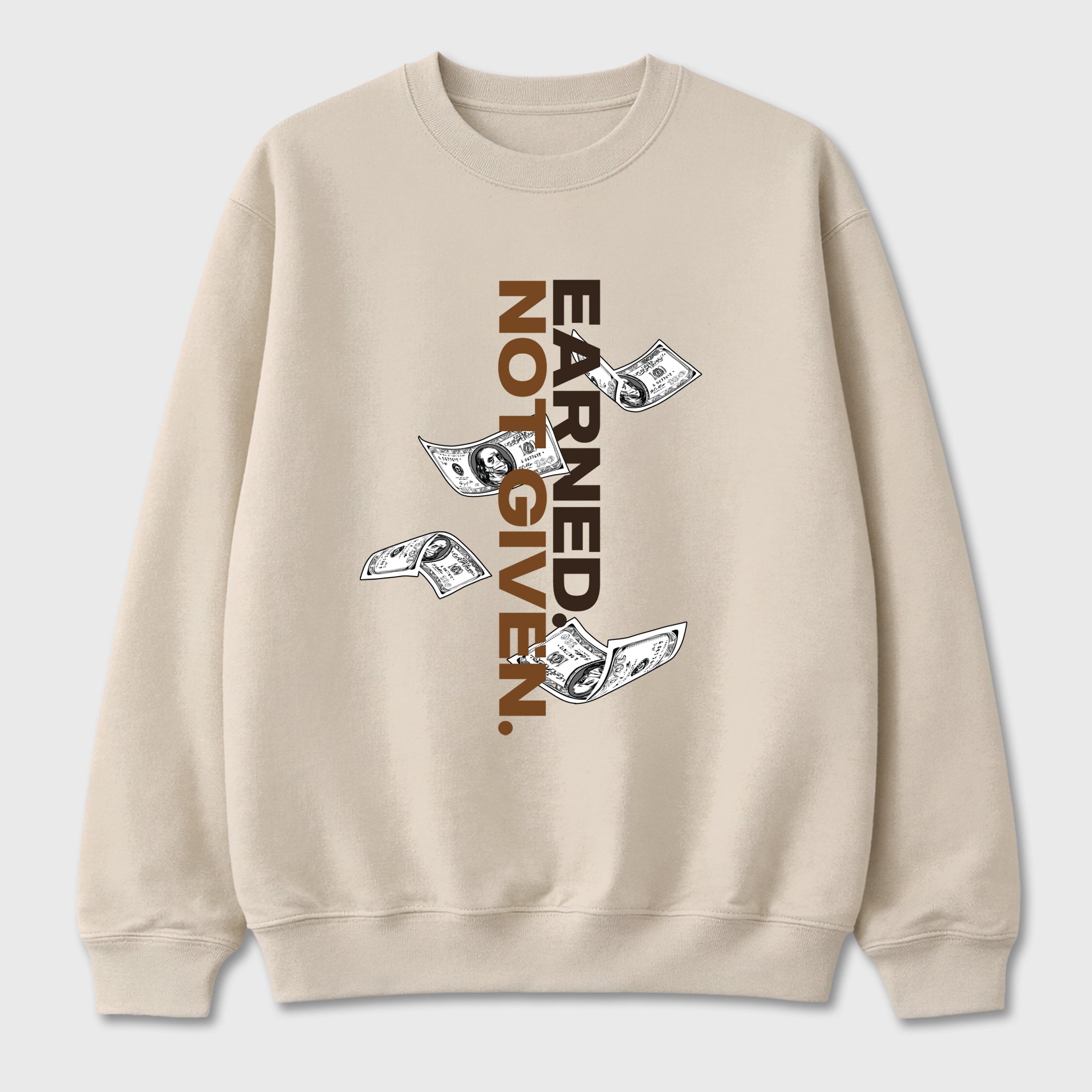 Earned Not Given Graphic T-Shirt featuring original streetwear artwork designed to match the Air Jordan 1 Love Letter. Natural 2 Graphic Tee.
