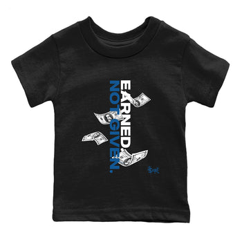 Sneaker Threads – Sneaker Threads To Match Air Jordan 1 Travis Scott Fragment Shoes – Earned Not Given Kids T-Shirt Black 2