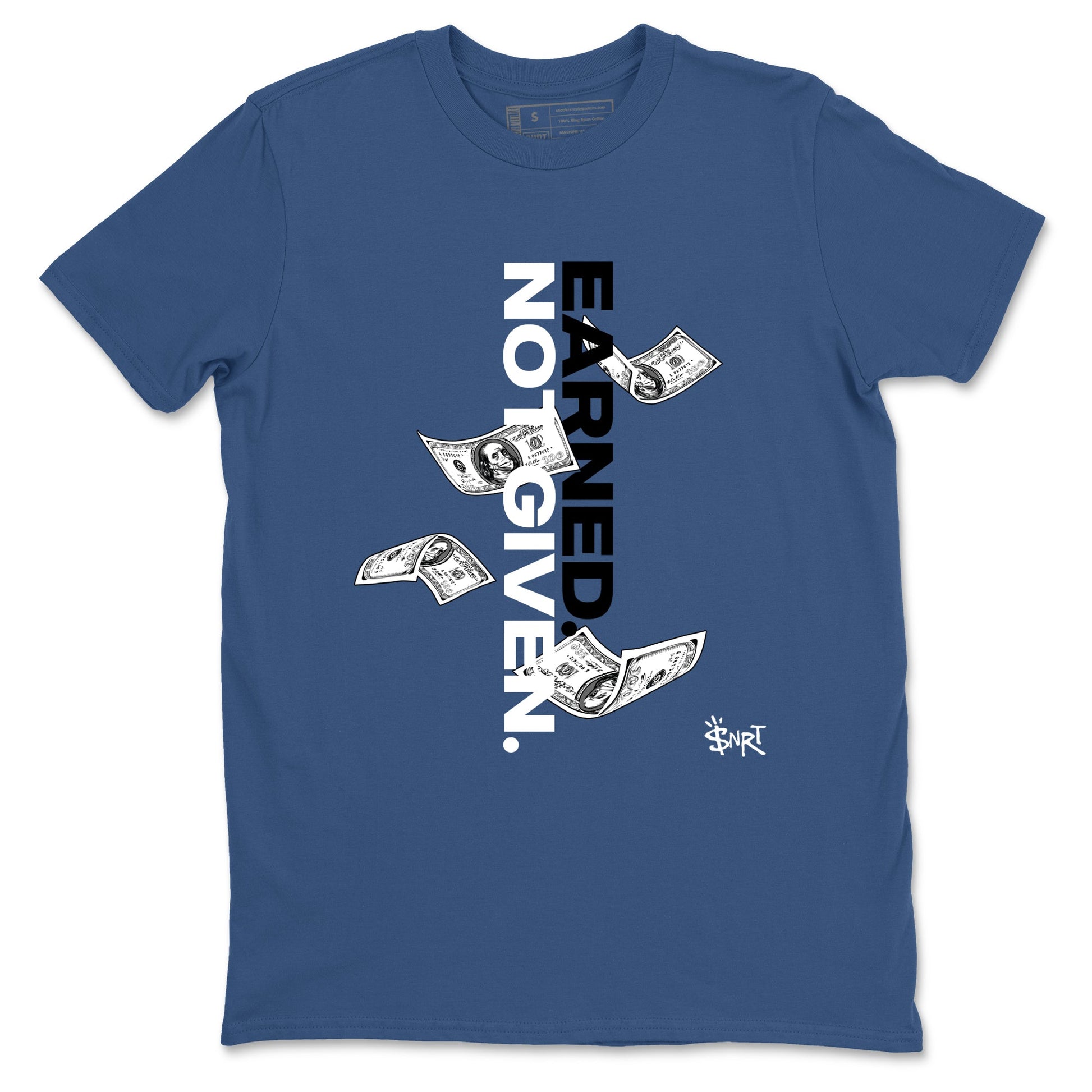 Sneaker Threads – Sneaker Threads To Match Air Jordan 1 Travis Scott Fragment Shoes – Earned Not Given Tee Denim Blue 2