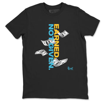 Sneaker match tees – Sneaker Tees To Match Air Jordan 11 Gamma Shoes – Earned Not Given Tee Black 2