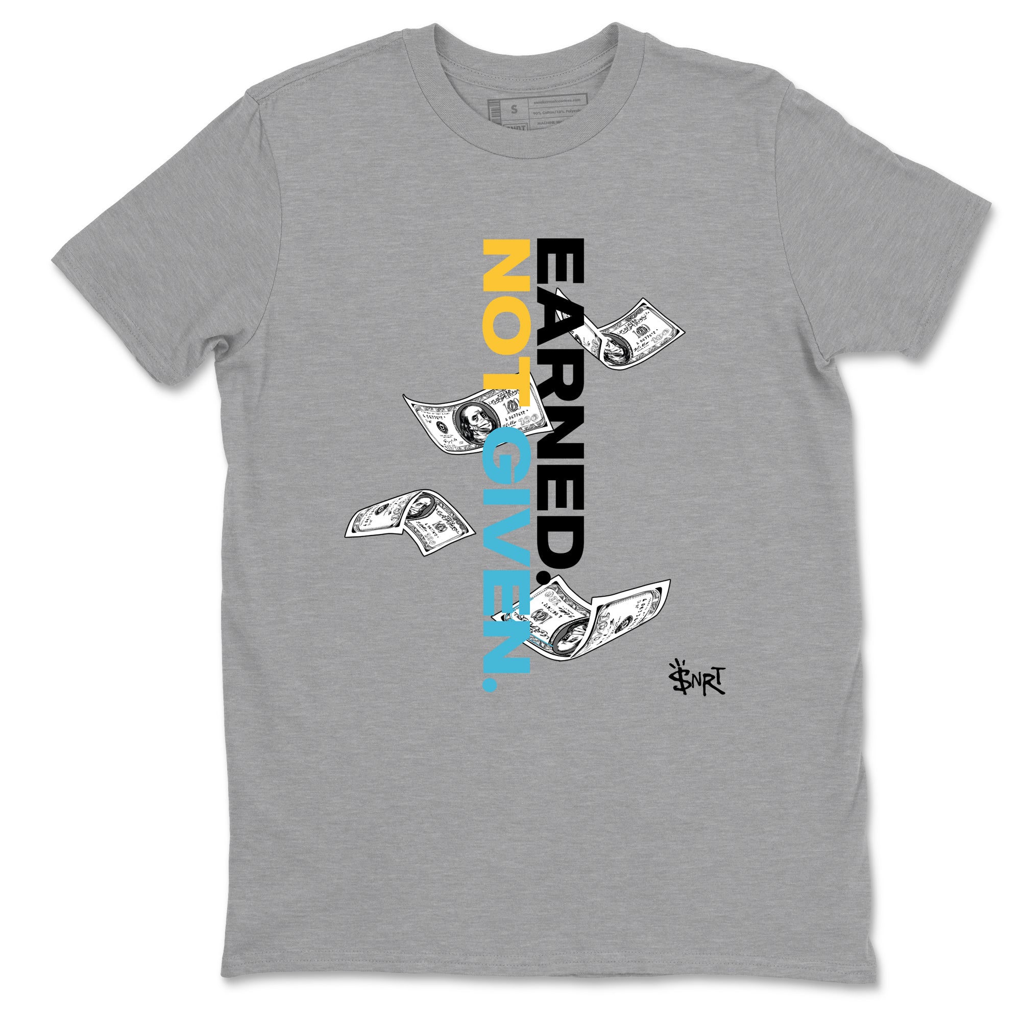 Sneaker match tees – Sneaker Tees To Match Air Jordan 11 Gamma Shoes – Earned Not Given Tee Heather Grey 2