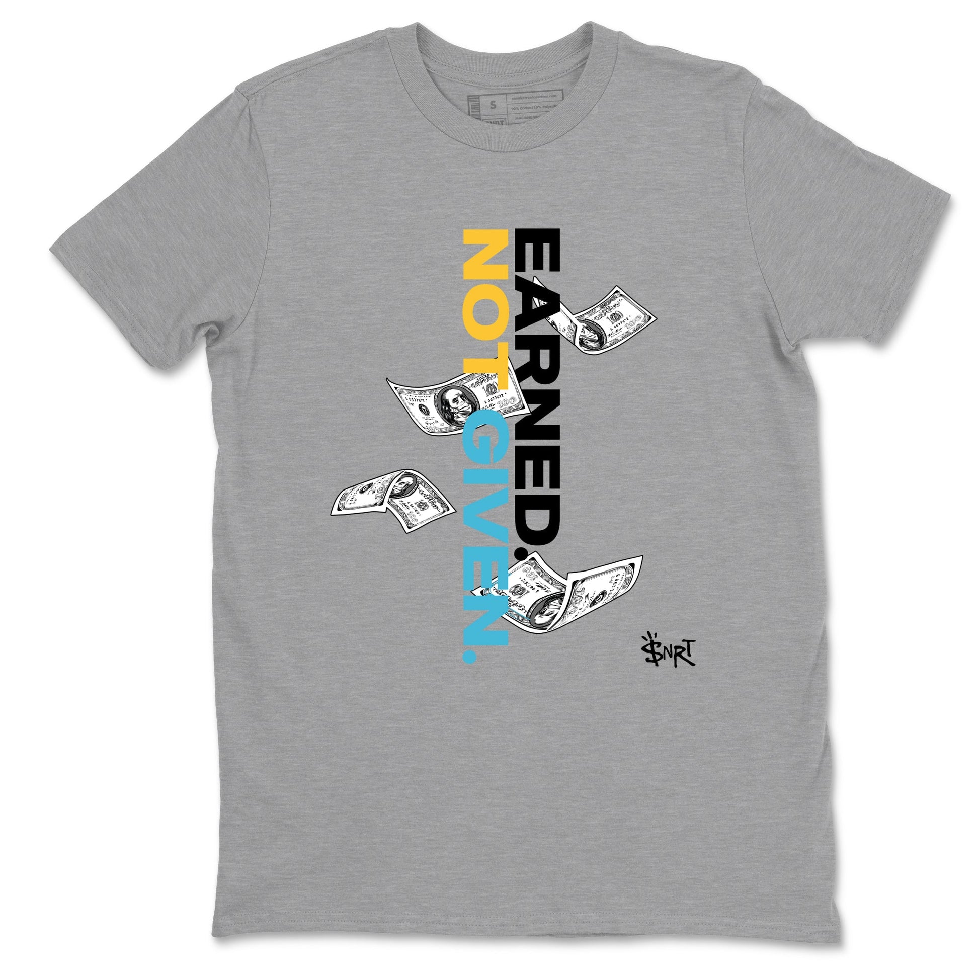 Sneaker match tees – Sneaker Tees To Match Air Jordan 11 Gamma Shoes – Earned Not Given Tee Heather Grey 2