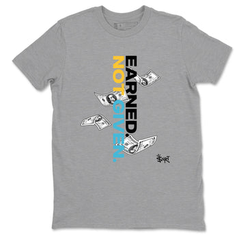 Sneaker match tees – Sneaker Tees To Match Air Jordan 11 Gamma Shoes – Earned Not Given Tee Heather Grey 2