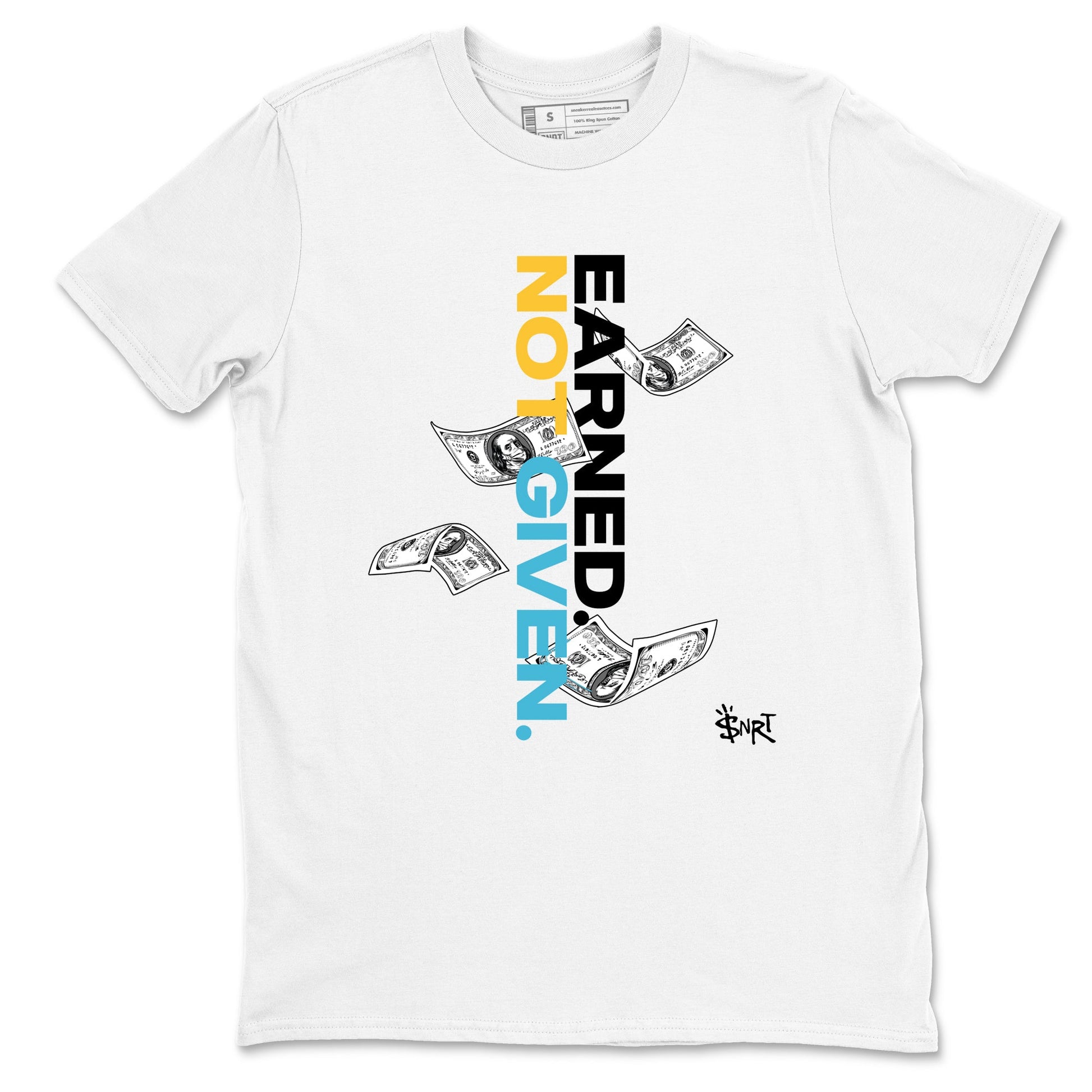 Sneaker match tees – Sneaker Tees To Match Air Jordan 11 Gamma Shoes – Earned Not Given Tee White 2