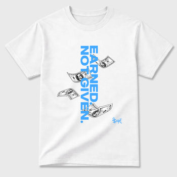 Sneaker match tees – Sneaker Tees To Match Air Jordan 11 University Blue Shoes – Earned Not Given Tee White 2