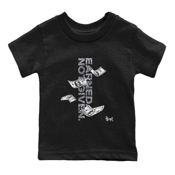 11s Year Of The Snake shirts to match jordans  Earned Not Given shirts to match jordans Air Jordan 11 Retro Low Year Of The Snake match shoes to clothes SNRT Sneaker Tees Youth Baby Black 2 tee
