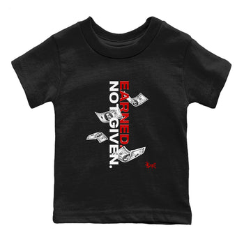 14s Black Toe t shirts to match sneakers Earned Not Given sneaker match tees Air Jordan 14 Black Toe shirt SNRT Sneaker Tees Youth Baby Black 2 tee