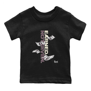 3s A Ma Maniere x Black shirts to match jordans Earned Not Given sneaker match tees Air Jordan 3 A Ma Maniere x Black SNRT Sneaker Release Tees Youth Baby Black 2 crew neck shirts