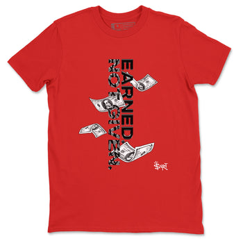 3s Black Cement shirts to match jordans Earned Not Given sneaker match tees Air Jordan 3 Black Cement match shoes to clothes SNRT Sneaker Tees unisex cotton Red 2 shirts