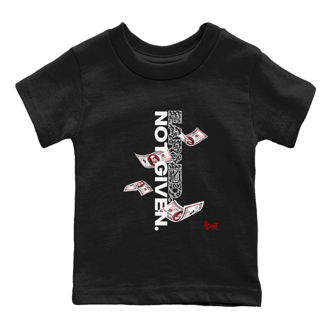3s Cement Grey shirts to match jordans Earned Not Given sneaker match tees Air Jordan 3 Cement Grey SNRT Sneaker Release Tees Youth Baby Black 2 crew neck shirts