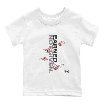 3s Cement Grey shirts to match jordans Earned Not Given sneaker match tees Air Jordan 3 Cement Grey SNRT Sneaker Release Tees Youth Baby White 2 crew neck shirts