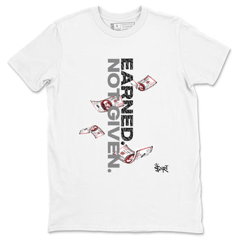 3s Cement Grey shirts to match jordans Earned Not Given sneaker match tees Air Jordan 3 Cement Grey SNRT Sneaker Release Tees unisex cotton White 2 crew neck shirts