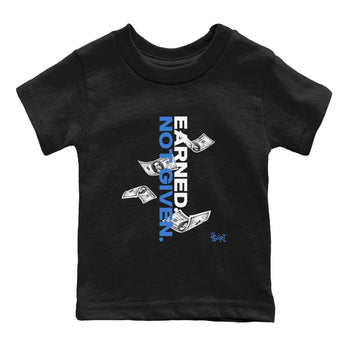 3s Lucky Shorts shirts to match jordans Earned Not Given best t shirts to wear with jordans Air Jordan 3 Lucky Shorts match shoes to clothes SNRT Sneaker Tees Youth Baby Black 2 tee