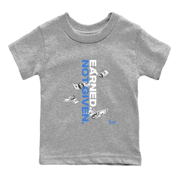 3s Lucky Shorts shirts to match jordans Earned Not Given best t shirts to wear with jordans Air Jordan 3 Lucky Shorts match shoes to clothes SNRT Sneaker Tees Youth Baby Heather Grey 2 tee