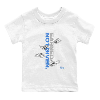 3s Lucky Shorts shirts to match jordans Earned Not Given best t shirts to wear with jordans Air Jordan 3 Lucky Shorts match shoes to clothes SNRT Sneaker Tees Youth Baby White 2 tee