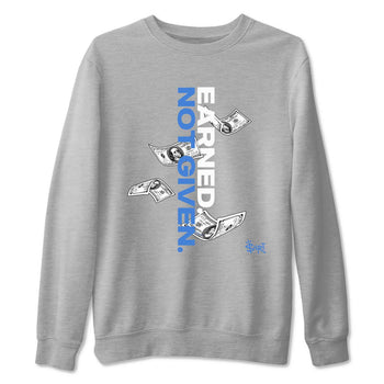 3s Lucky Shorts shirts to match jordans Earned Not Given best t shirts to wear with jordans Air Jordan 3 Lucky Shorts match shoes to clothes SNRT Sneaker Tees unisex cotton Heather Grey 2 shirts