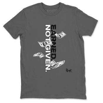 4s Fear shirts to match jordans Earned Not Given sneaker match tees Air Jordan 4 Retro Fear match shoes to clothes SNRT Sneaker Tees unisex cotton Cool Grey 2 shirts