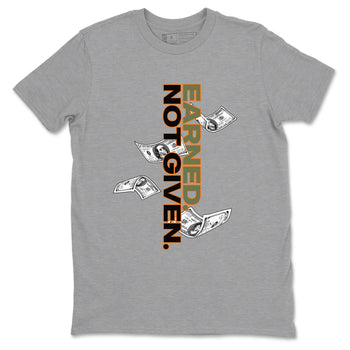Sneaker match tees – Sneaker Tees To Match Undefeated inspired colorways Air Jordan 4 OG Olive Shoes  – Earned Not Given Tee Heather Grey 2