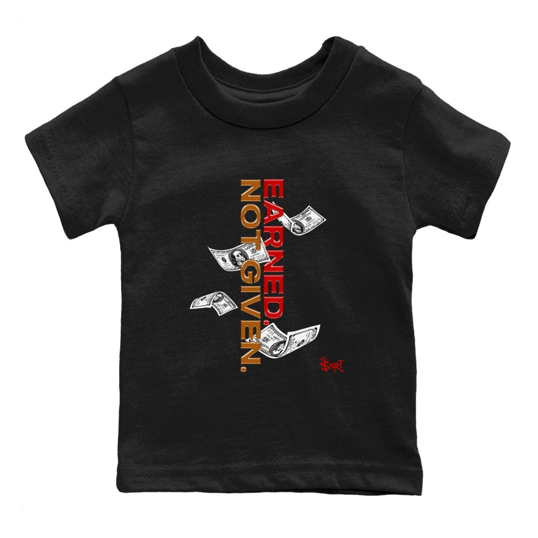 5s Archaeo Brown shirts to match jordans Earned Not Given sneaker match tees Air Jordan 5 Archaeo Brown match shoes to clothes SNRT Sneaker Tees Youth Baby Black 2 tee