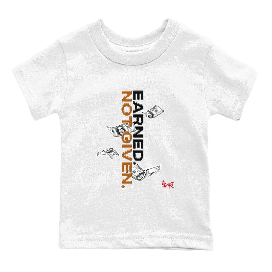 5s Archaeo Brown shirts to match jordans Earned Not Given sneaker match tees Air Jordan 5 Archaeo Brown match shoes to clothes SNRT Sneaker Tees Youth Baby White 2 tee