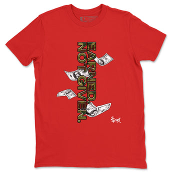 Air Max 90 Duck Camo shirts to match jordans Earned Not Given sneaker match tees Air Max 90 Reverse Duck Camo match shoes to clothes SNRT Sneaker Tees unisex cotton Red 2 shirts