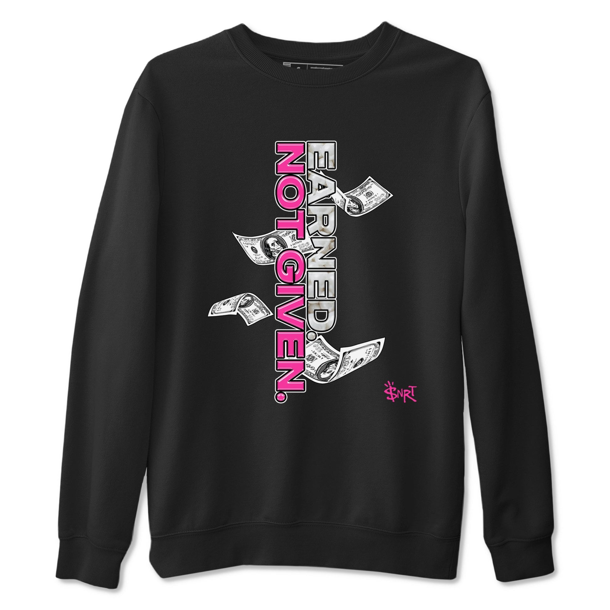 Nike KD 4 Retro Aunt Pearl shirts to match jordans Earned Not Given sneaker match tees Nike KD 4 Aunt Pearl match shoes to clothes SNRT Sneaker Tees unisex cotton Black 2 shirts