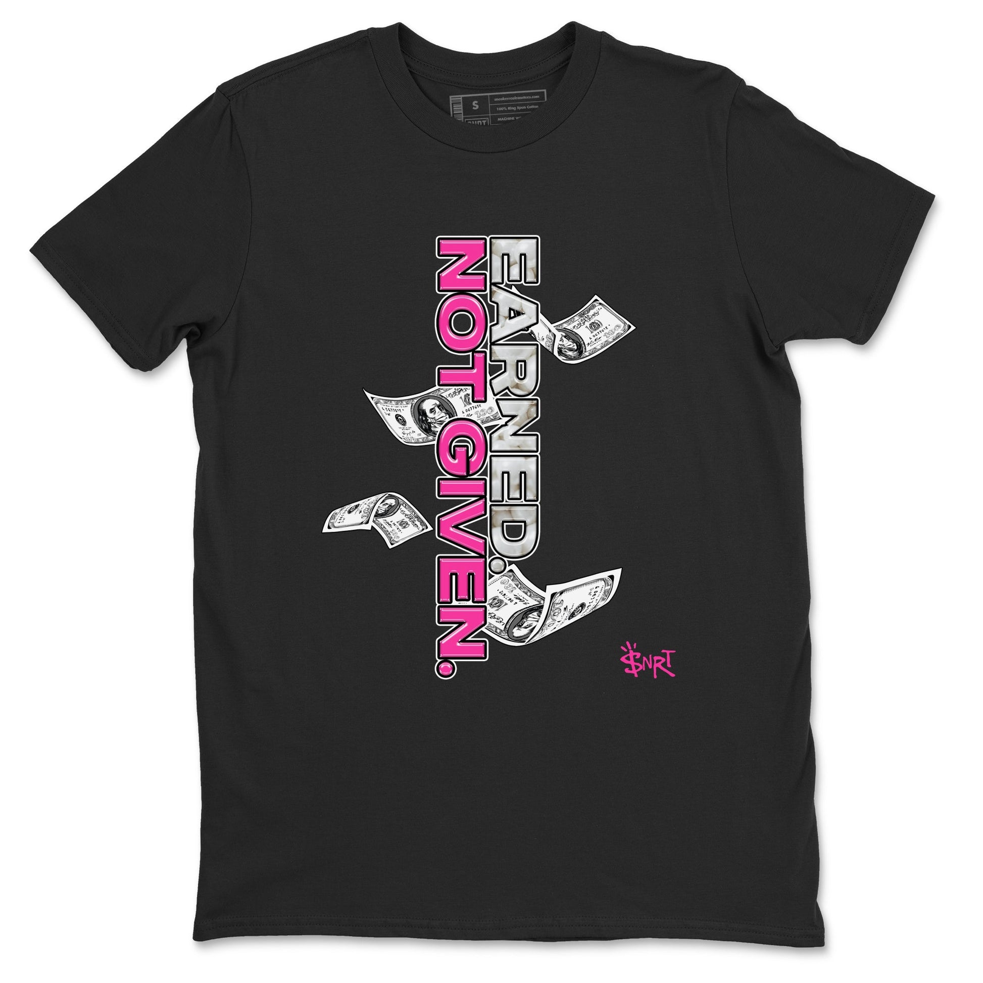 Nike KD 4 Retro Aunt Pearl shirts to match jordans Earned Not Given sneaker match tees Nike KD 4 Aunt Pearl match shoes to clothes SNRT Sneaker Tees unisex cotton Black 2 shirts