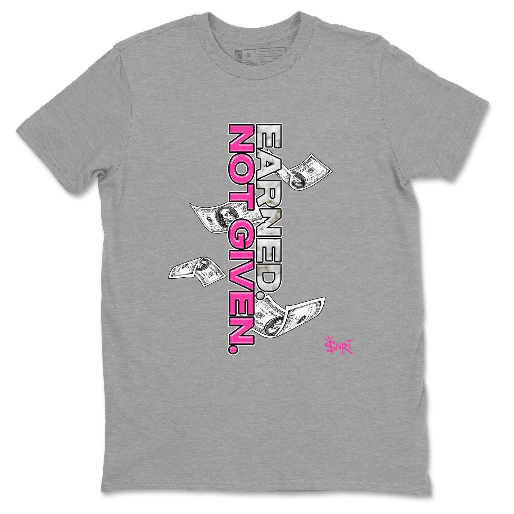 Nike KD 4 Retro Aunt Pearl shirts to match jordans Earned Not Given sneaker match tees Nike KD 4 Aunt Pearl match shoes to clothes SNRT Sneaker Tees unisex cotton Heather Grey 2 shirts