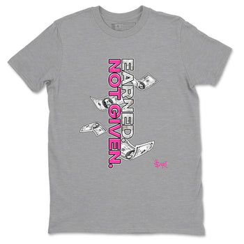 Nike KD 4 Retro Aunt Pearl shirts to match jordans Earned Not Given sneaker match tees Nike KD 4 Aunt Pearl match shoes to clothes SNRT Sneaker Tees unisex cotton Heather Grey 2 shirts