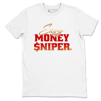 Best Christmas gifts for sneakerheads  – Sneaker Tees To Match Nike KB 9 China Sneakers – Easy Money Sniper Graphic Tee White 2