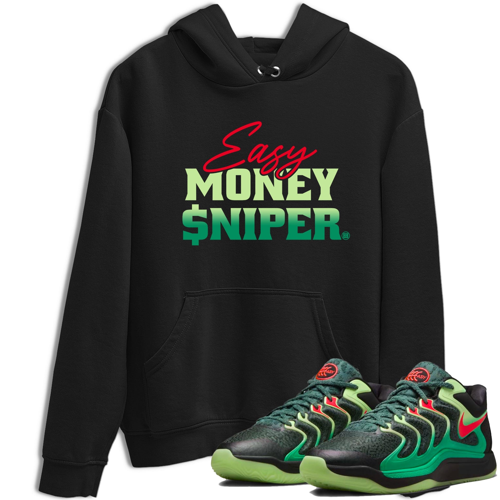 Sneaker Threads – Sneaker Tees To Match Nike KD 17 Easy Money Sniper – Easy Money Sniper Graphic Tee Black 1. Perfect for Jordan releases 2025 colorways. Perfect for Kevin Durant sneaker releases and Easy Money basketball colorways loved by hoopers in 2025.