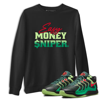 Sneaker Threads – Sneaker Tees To Match Nike KD 17 Easy Money Sniper – Easy Money Sniper Graphic Tee Black 1. Perfect for Jordan releases 2025 colorways. Perfect for Kevin Durant sneaker releases and Easy Money basketball colorways loved by hoopers in 2025.