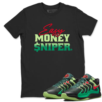 Sneaker Threads – Sneaker Tees To Match Nike KD 17 Easy Money Sniper – Easy Money Sniper Graphic Tee Black 1. Perfect for Jordan releases 2025 colorways. Perfect for Kevin Durant sneaker releases and Easy Money basketball colorways loved by hoopers in 2025.