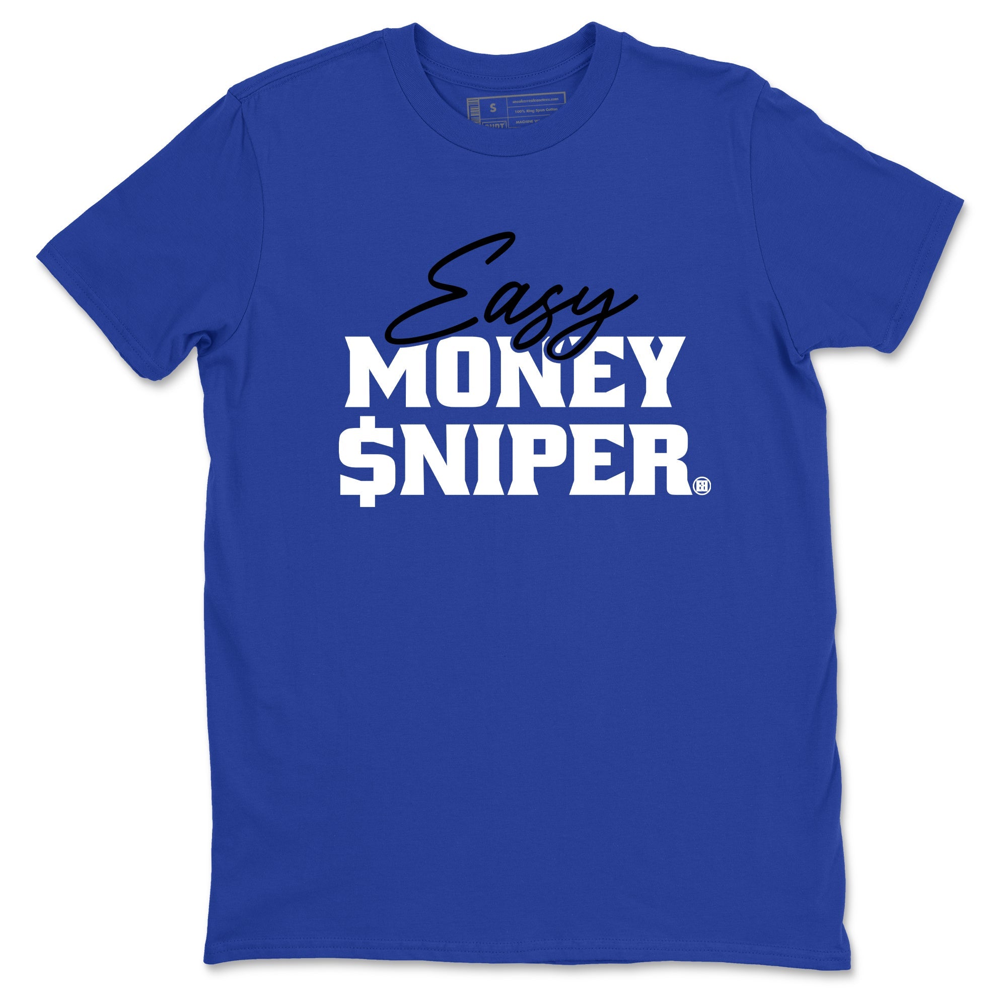 Sneaker Threads – Sneaker Tees To Match Nike KD 17 Penny – Easy Money Sniper Graphic Tee Royal Blue 2. Perfect for Jordan releases 2025 colorways. Perfect for Kevin Durant basketball sneaker releases and retro Penny-inspired 2025 colorways.