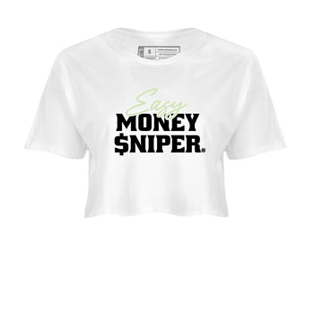 Sneaker Threads – Sneaker Tees To Match Nike KD 18 Halloween – Easy Money Sniper Crop Tee White 2. Perfect for Jordan releases 2025 colorways. Perfect for Kevin Durant sneaker releases and Halloween 2025 colorways.
