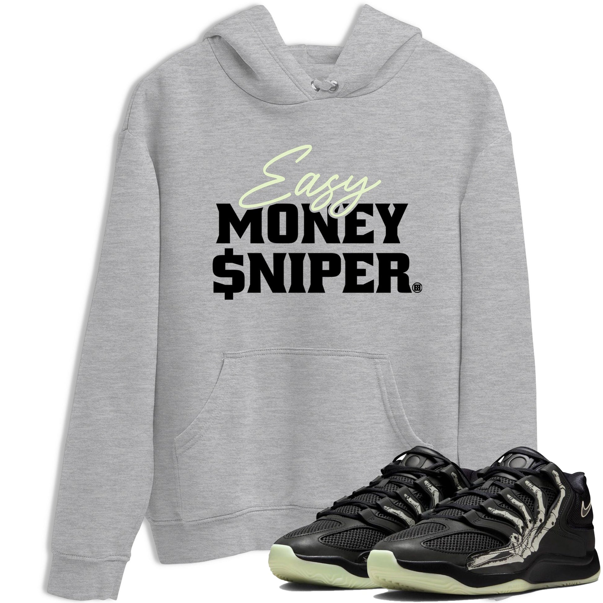 Sneaker Threads – Sneaker Tees To Match Nike KD 18 Halloween – Easy Money Sniper Graphic Tee Heather Grey 1. Perfect for Jordan releases 2025 colorways. Perfect for Kevin Durant sneaker releases and Halloween 2025 colorways.