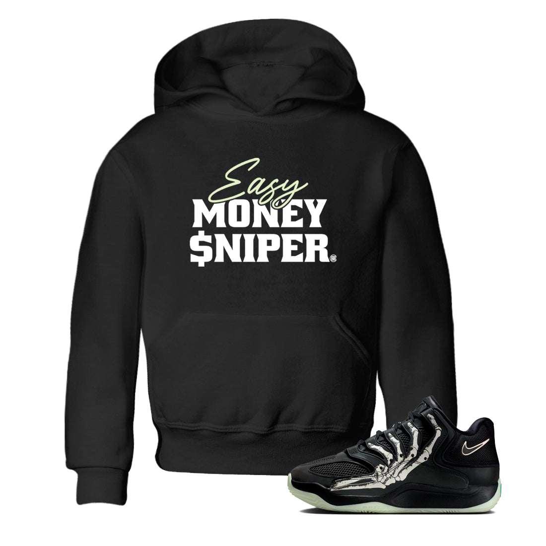 Sneaker Threads – Sneaker Tees To Match Nike KD 18 Halloween – Easy Money Sniper Youth Graphic Tee Black 1. Perfect for Jordan releases 2025 colorways. Perfect for Kevin Durant sneaker releases and Halloween 2025 colorways.