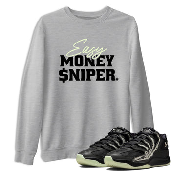 Sneaker Threads – Sneaker Tees To Match Nike KD 18 Halloween – Easy Money Sniper Graphic Tee Heather Grey 1. Perfect for Jordan releases 2025 colorways. Perfect for Kevin Durant sneaker releases and Halloween 2025 colorways.