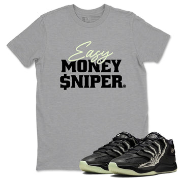 Sneaker Threads – Sneaker Tees To Match Nike KD 18 Halloween – Easy Money Sniper Graphic Tee Heather Grey 1. Perfect for Jordan releases 2025 colorways. Perfect for Kevin Durant sneaker releases and Halloween 2025 colorways.