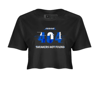 Air Force 1 404 Error shirt to match jordans Error sneaker tees AF1 404 Error SNRT Sneaker Release Tees Black 2 crop length shirt