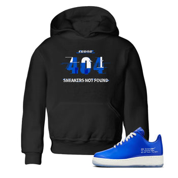 Air Force 1 404 Error shirt to match jordans Error sneaker tees AF1 404 Error SNRT Sneaker release tees baby toddler Black 1 cotton Shirt