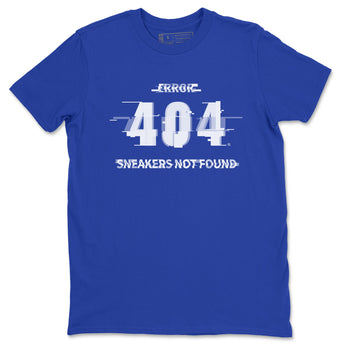 Air Force 1 404 Error shirt to match jordans Error sneaker tees AF1 404 Error SNRT Sneaker Release Tees unisex cotton Royal Blue 2 crew neck shirt