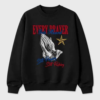 Sneaker match tees – Sneaker Tees To Match Air Jordan 1 Union x Fragment Shoes – Every Prayer Gets Heard Tee Black 2