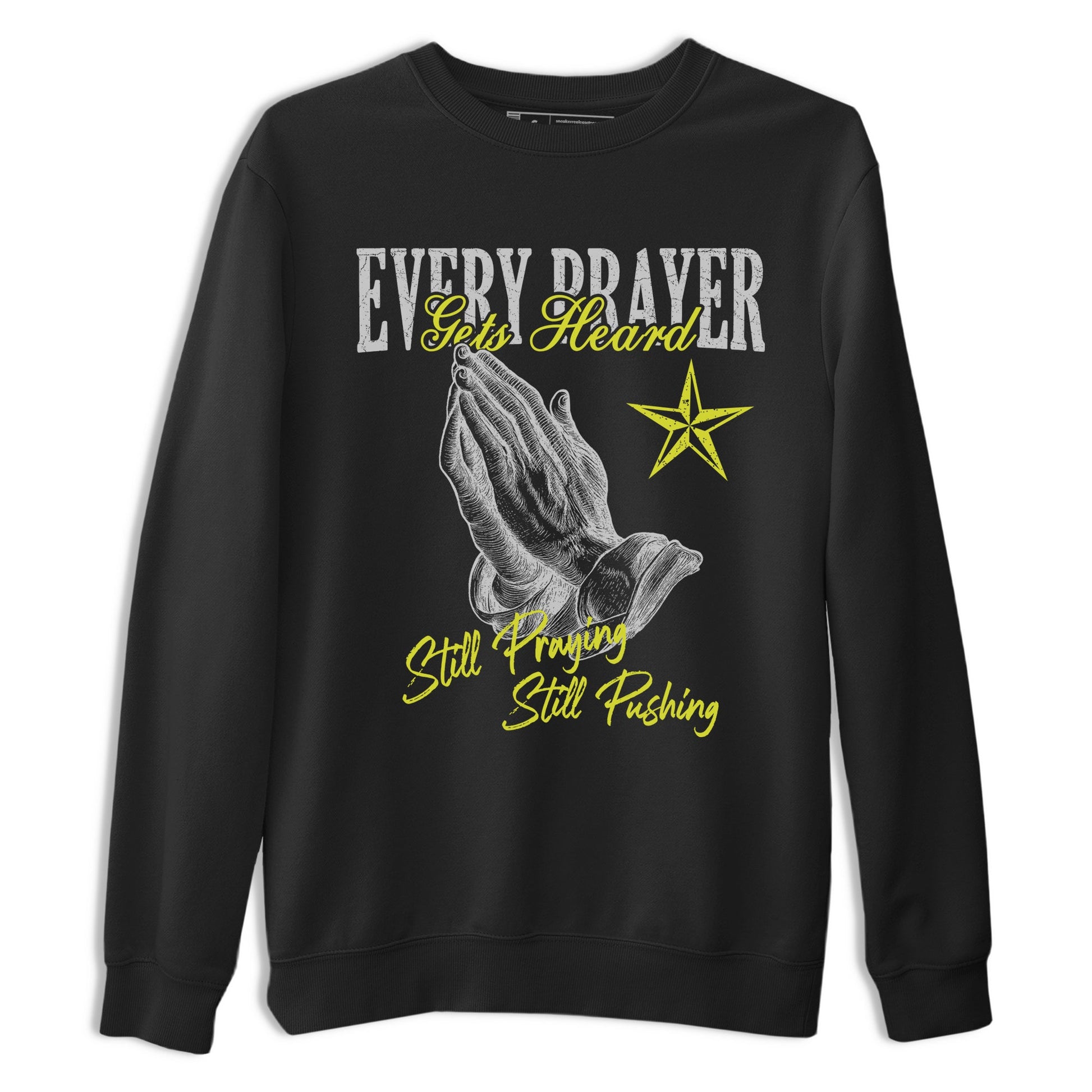 Every Prayer Gets Heard sneaker match t-shirt styled to complete your fit with the Air Max 90 Cyber sneakers, shown in Black 2.