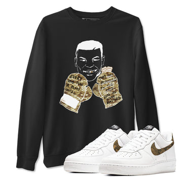 Air Force 1 Ivory Snake shirt to match jordans Everyone Has A Plan sneaker tees Air Force 1 Ivory Snake SNRT Sneaker Release Tees unisex cotton Black 1 crew neck shirt