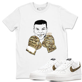 Air Force 1 Ivory Snake shirt to match jordans Everyone Has A Plan sneaker tees Air Force 1 Ivory Snake SNRT Sneaker Release Tees unisex cotton White 1 crew neck shirt