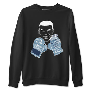 1s Denim shirts to match jordans Everyone Has A Plan sneaker match tees Air Jordan 1 Denim SNRT Sneaker Tees streetwear brand Black 2 unisex cotton tee