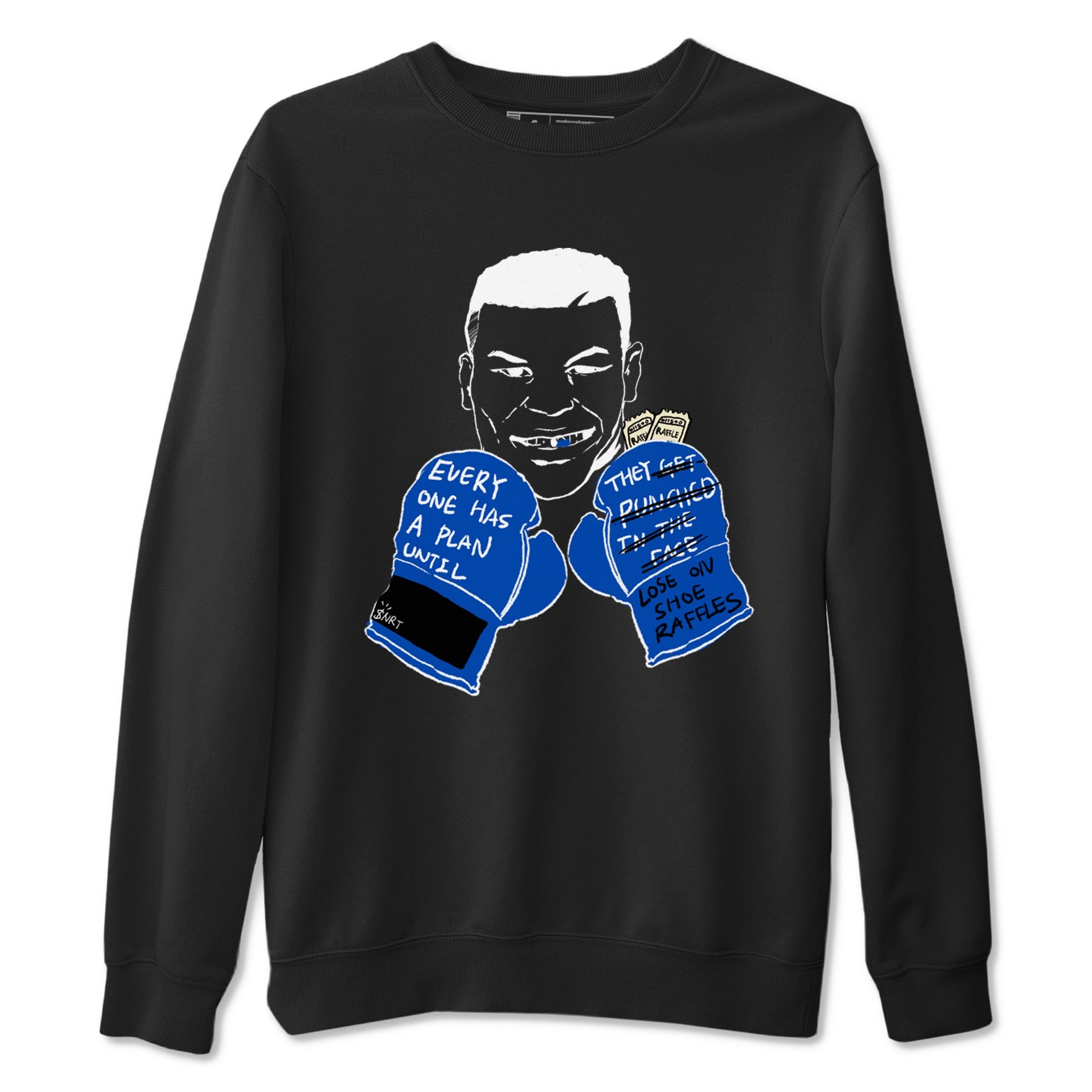 1s Game Royal shirts to match jordans Everyone Has A Plan sneaker match tees Air Jordan 1 Retro Low OG Game Royal match shoes to clothes SNRT Sneaker Tees unisex cotton Black 2 shirts