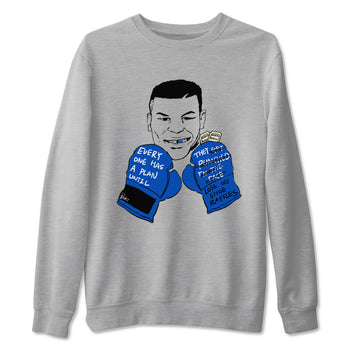 1s Game Royal shirts to match jordans Everyone Has A Plan sneaker match tees Air Jordan 1 Retro Low OG Game Royal match shoes to clothes SNRT Sneaker Tees unisex cotton Heather Grey 2 shirts